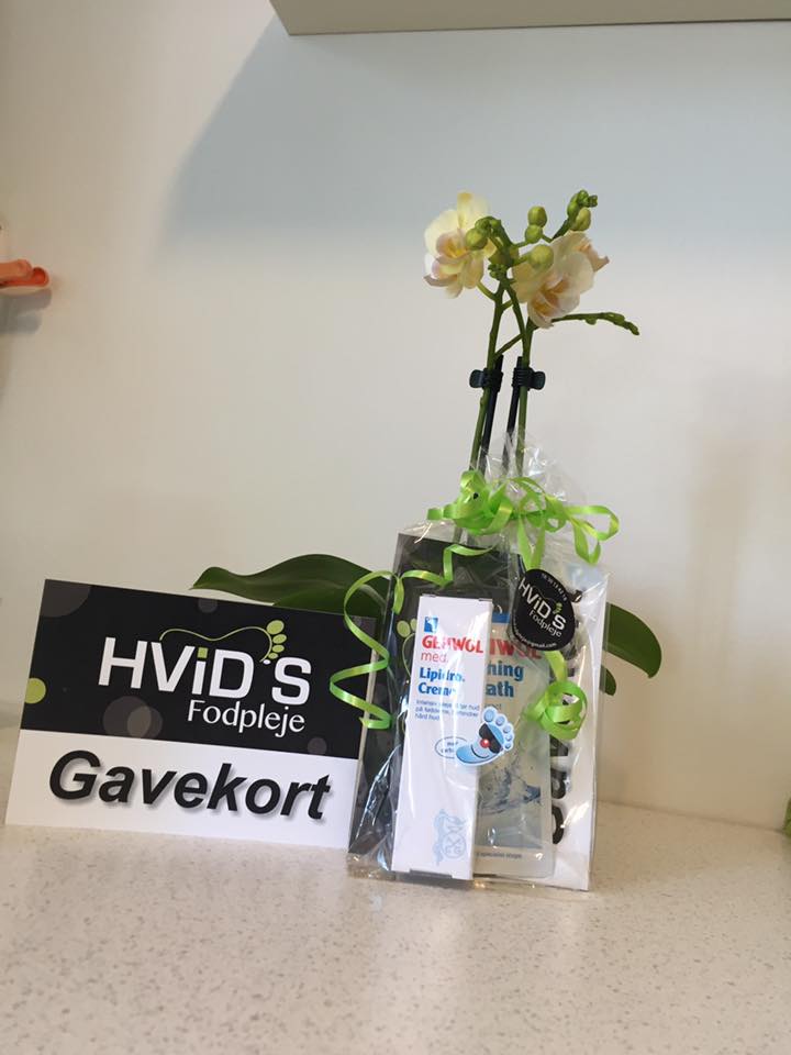 Gavekort og fodplejeprodukter fra Hvids Fodpleje